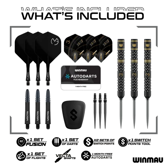 Winmau Michael Van Gerwen W-MAX Switch Point